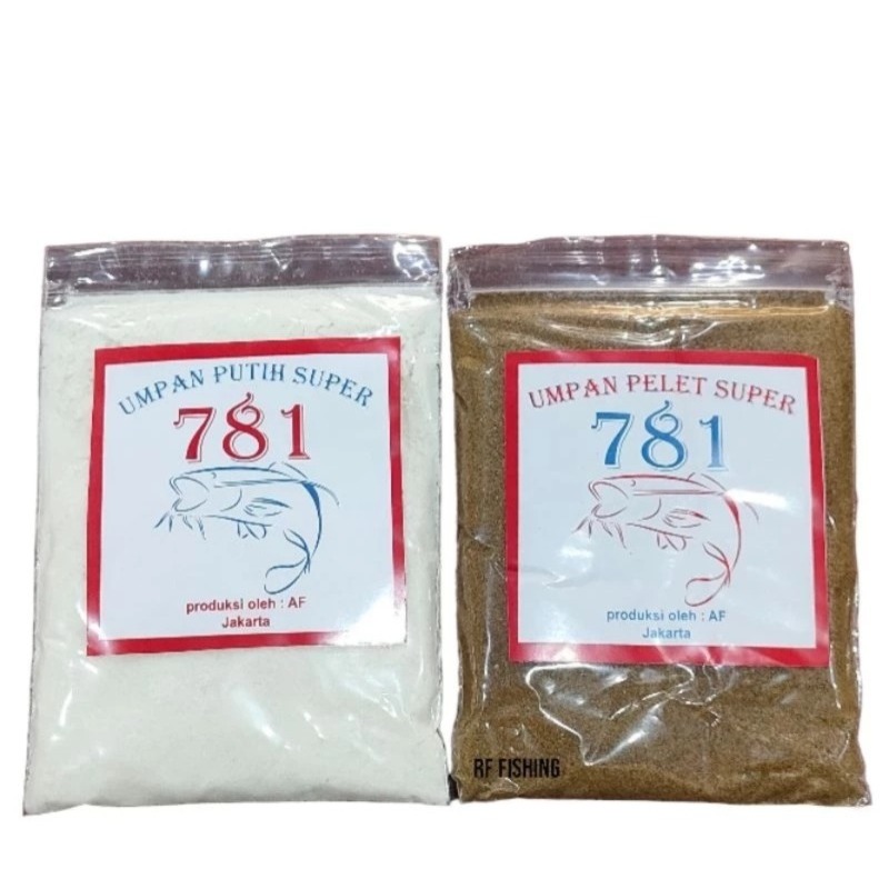 PELET 781 COKLAT / PELET 781 PUTIH / UMPAN PELET