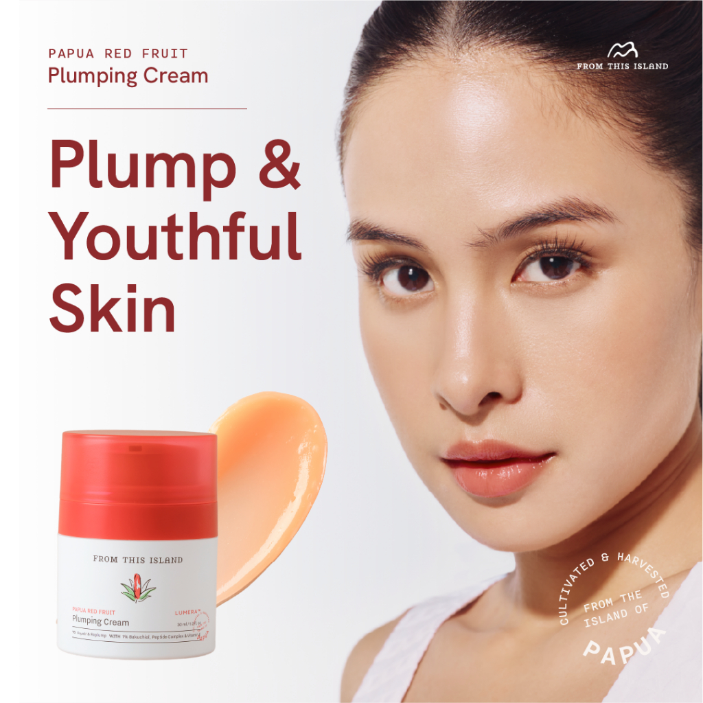 From This Island Papua Red Fruit Plumping Cream | Moisturizer Anti-Aging Alternative Retinol Melemba