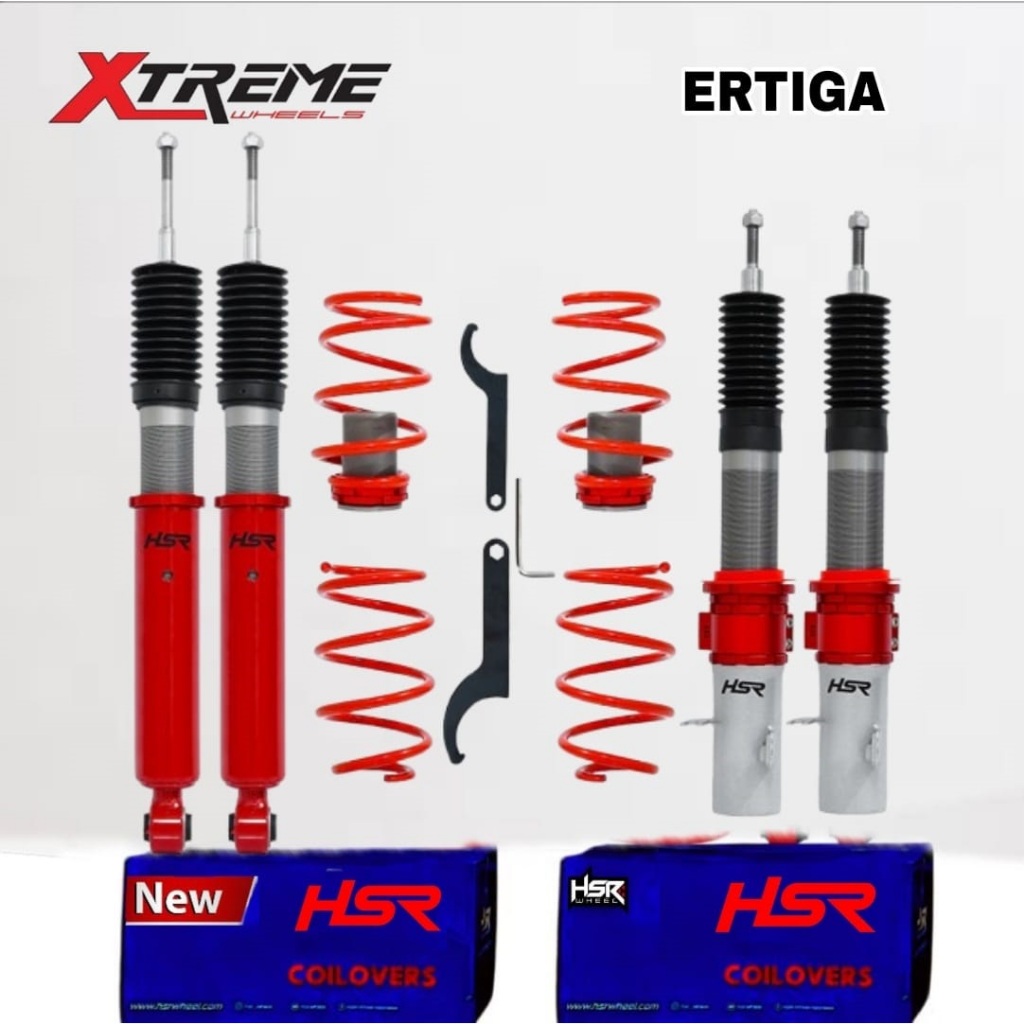 Coilover Ertiga Depan Belakang HSR Wheel Berkualitas