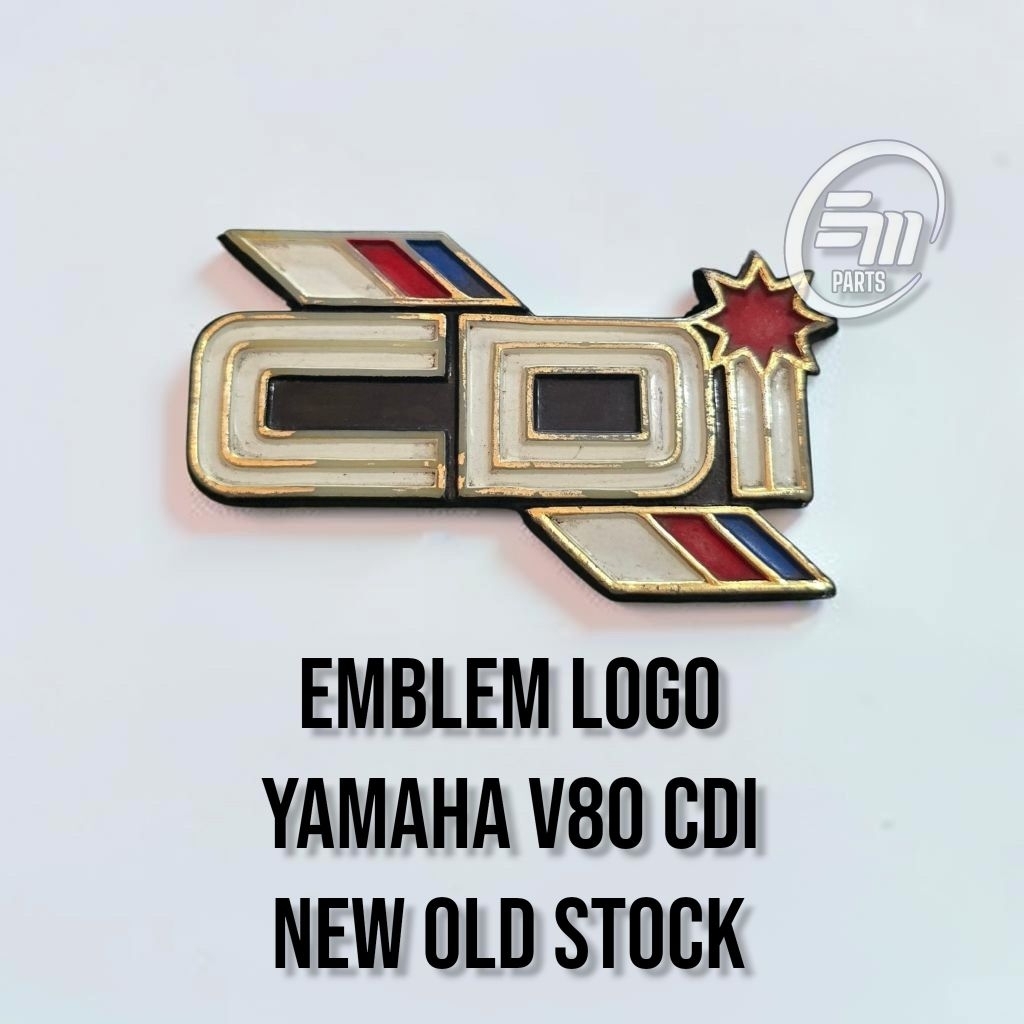 EMBLEM LOGO CDI YAMAHA V80 NOS