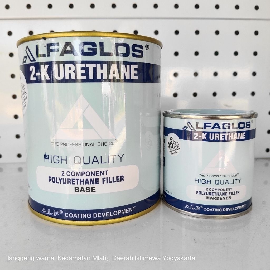 Alfa Alfaglos 2K Urethane Epoxy PU Filler Grey Black White
