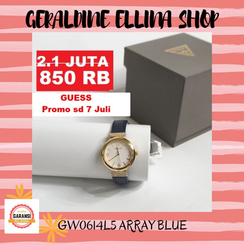 Jam tangan Guess watch Wanita ori 100% seri GW0614L5 SALE