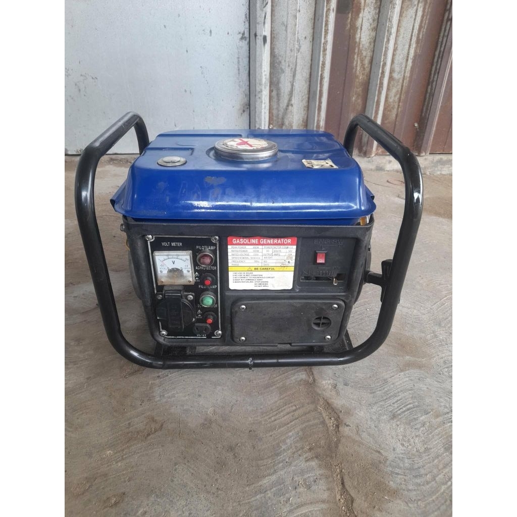 Genset 650w merk Badja, kondisi bekas normal