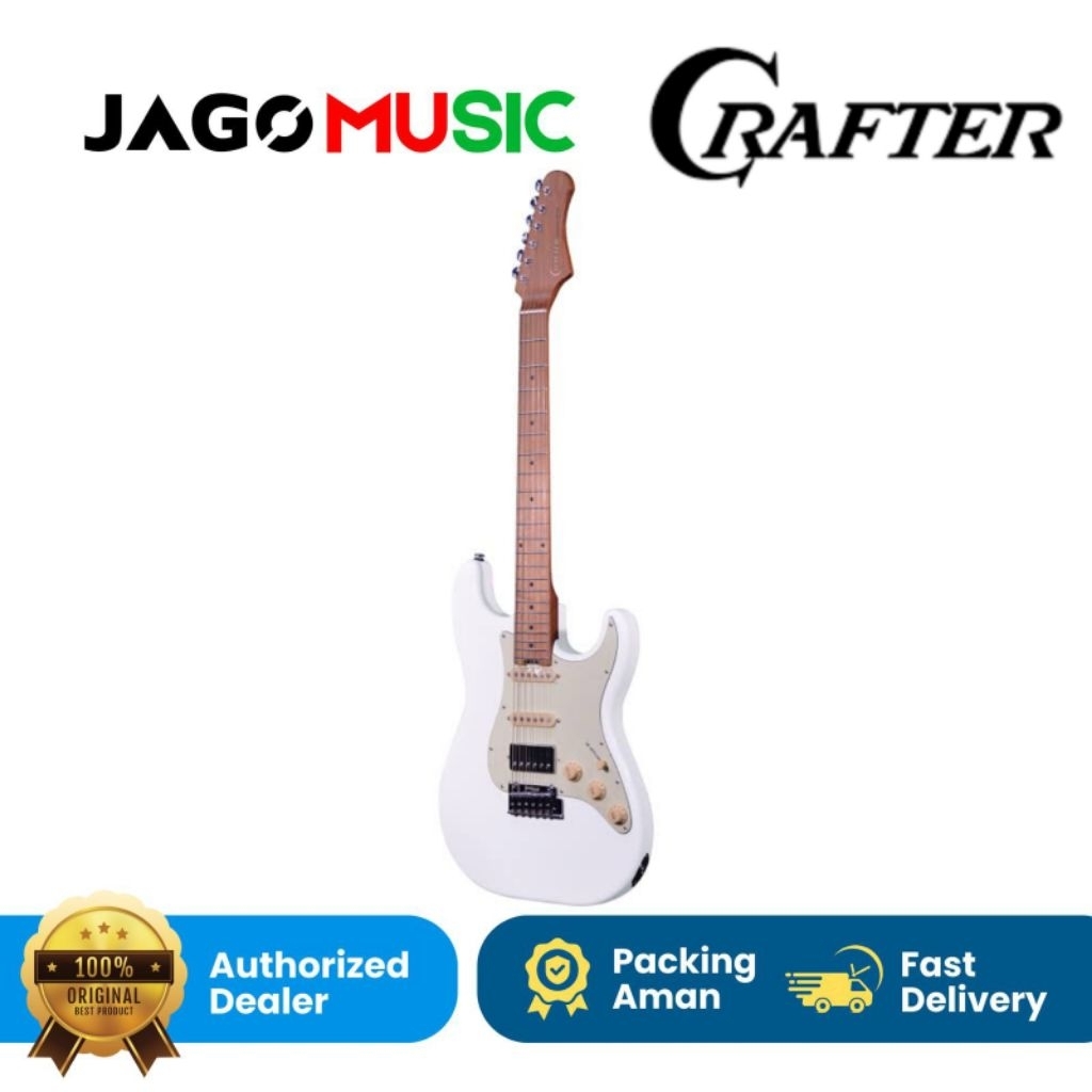 Gitar Eletrik Crafter Modern Seoul II S VV MP Roasted Maple Fretboard Stratocaster Electric