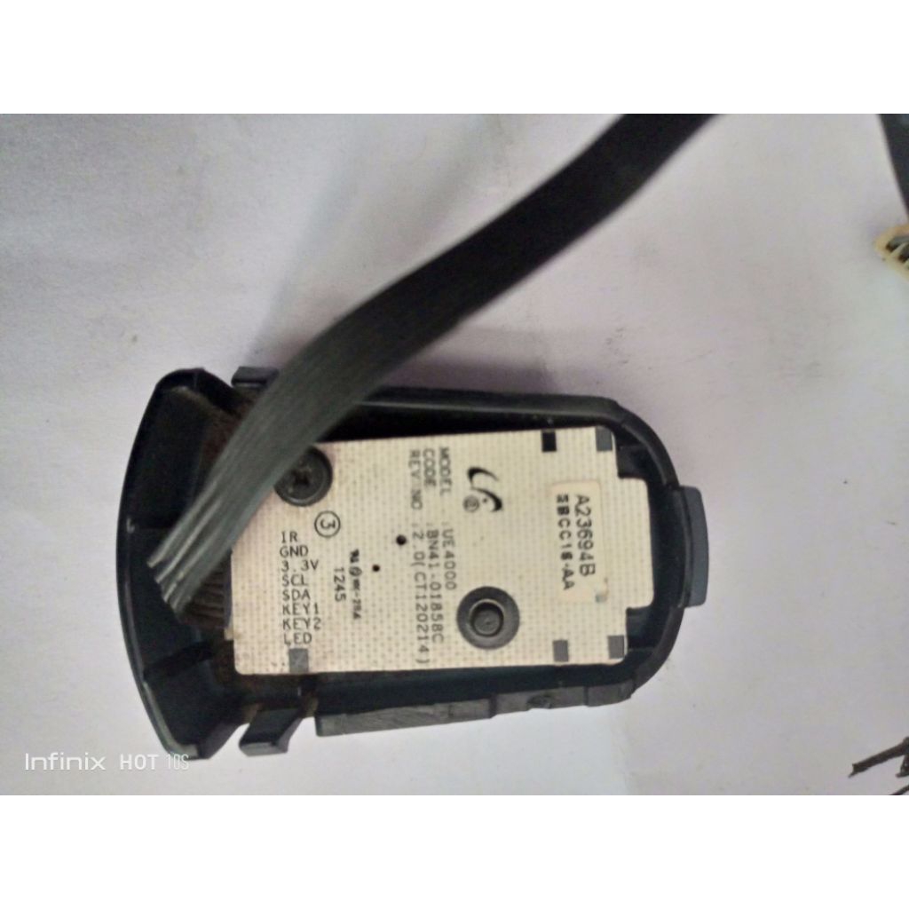 sensor on/off tv led samsung 40"