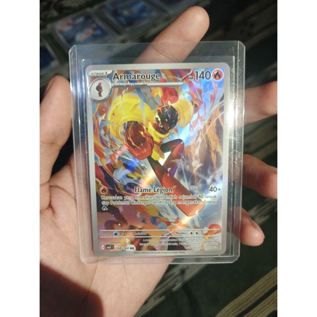 Armarouge AR MA5 168/164 | Ancaman Bayangan | Pokémon TCG