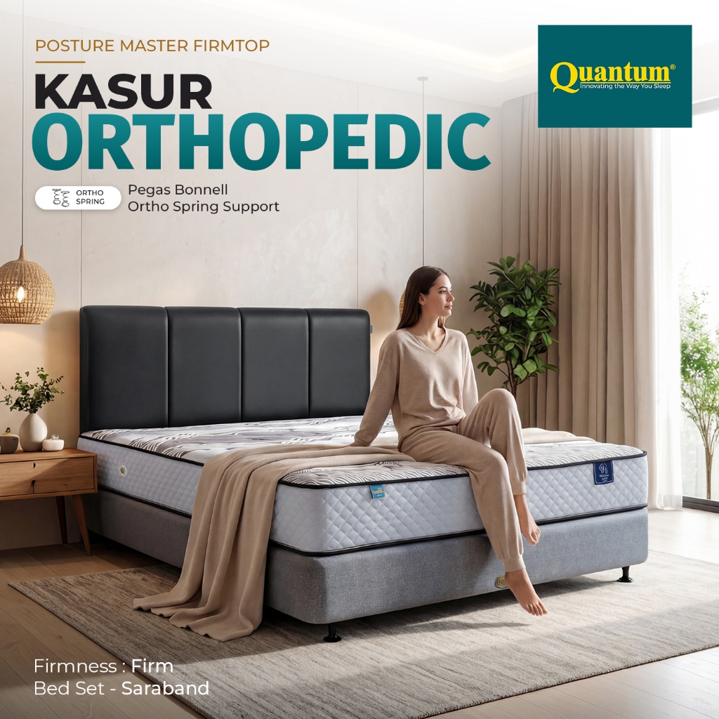 Quantum Kasur Orthopedic Posture Master Firmtop - Spring Bed / Springbed