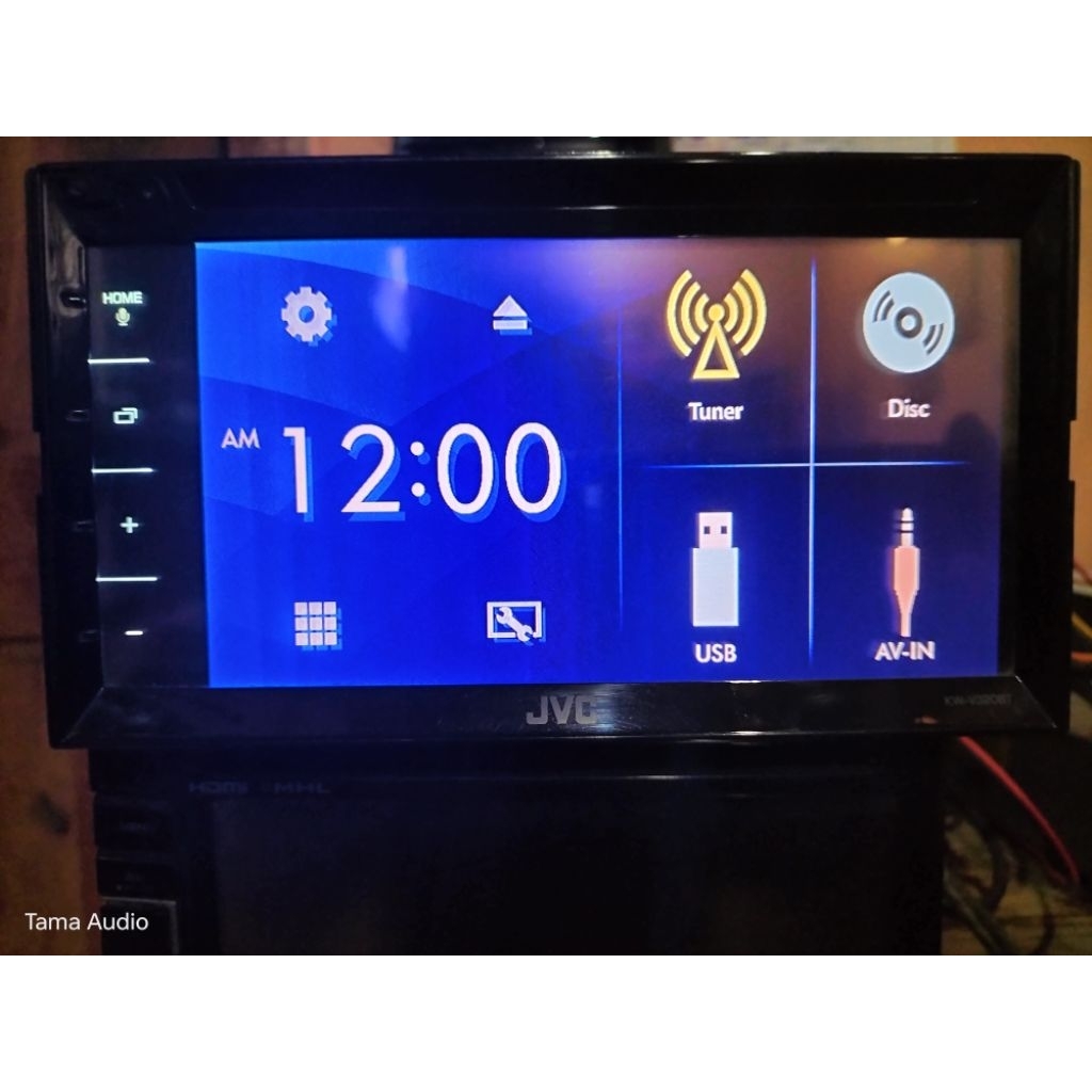 Double din Head Unit JVC Copotan HRV KW-V320BT Bluetooth mobil Second bekas SEGEL