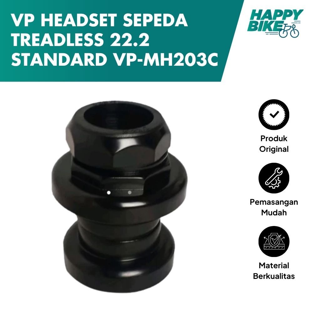 VP Headset Sepeda Treadless 22.2 Standard VP-MH203C