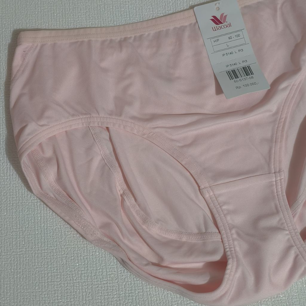 SALE 100% ORIGINAL WACOAL PANTY SIZE L BASIC SPORT KATUN CELANA DALAM POLOS MOTIF NYAMAN DIPAKAI MAX
