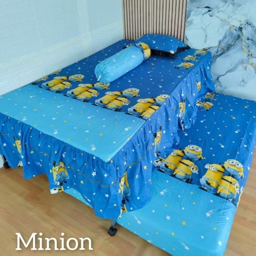 SPREI SORONG 120*200 || SPREI SORONG MOTIF KARAKTER || SPREI BED SORONG