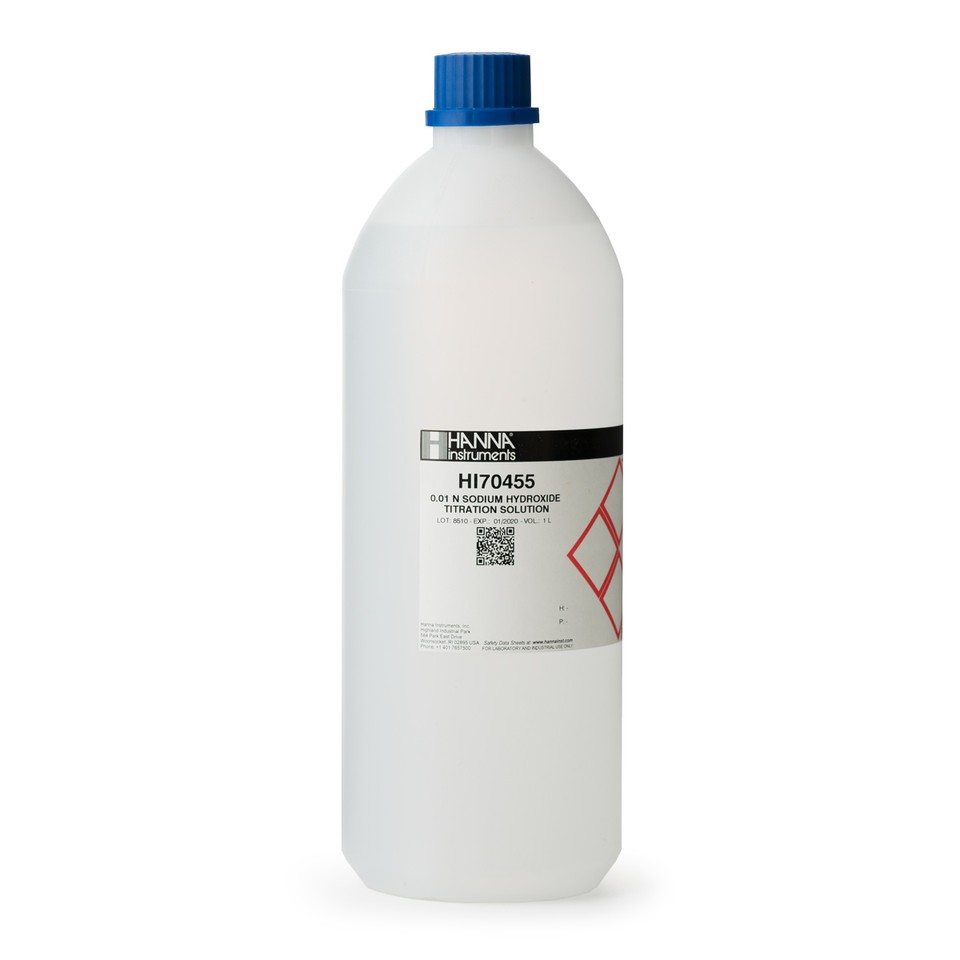 Hanna HI70455 Sodium Hydroxide 0.01N, 1L
