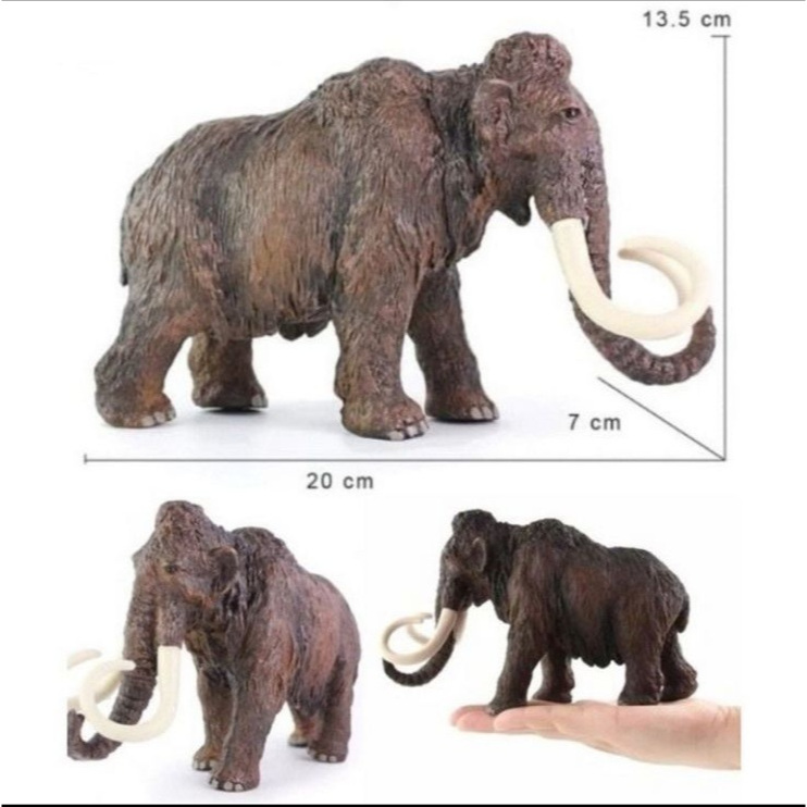 Mainan Hewan Ice Age Animal Figure Miniatur
