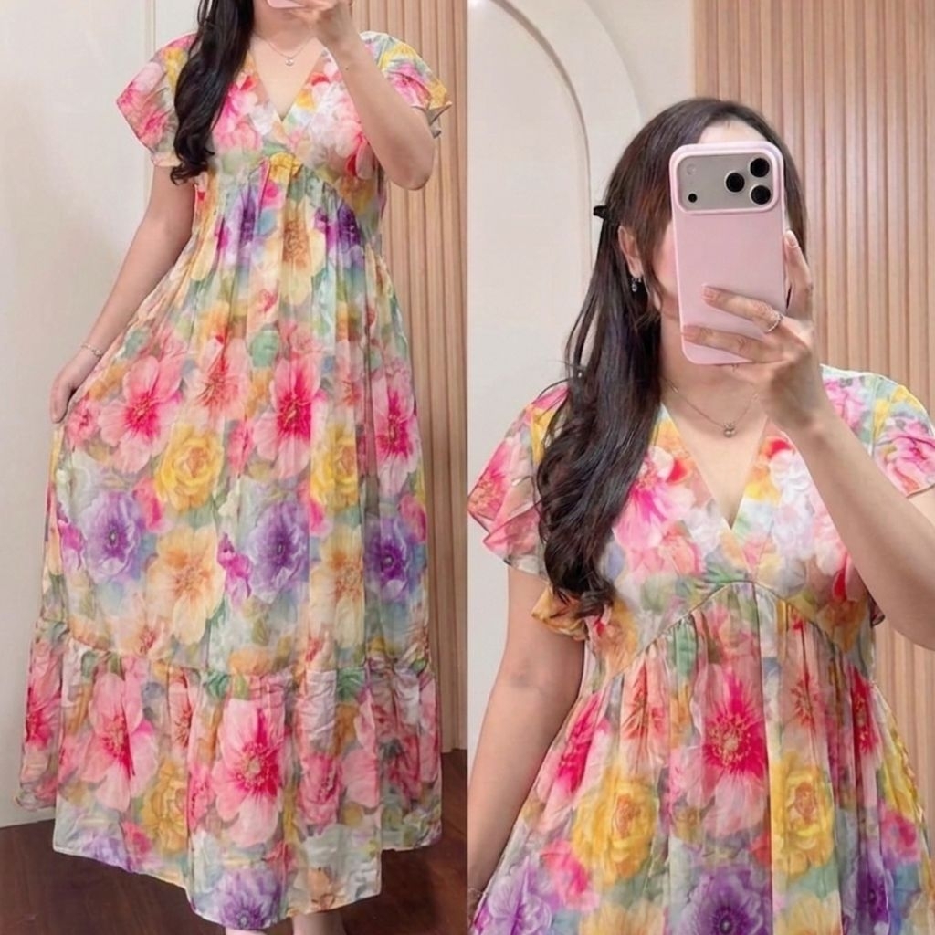 Clarisa Homedress Daster Jumbo Rayon Premium