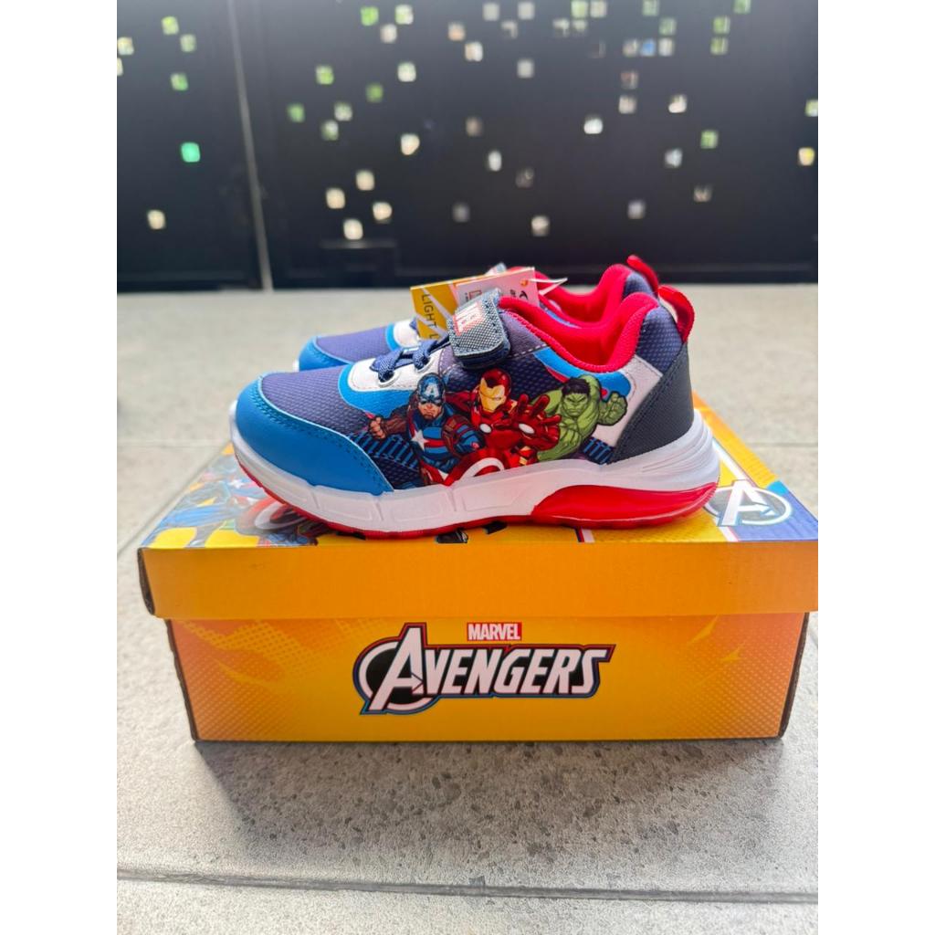 Sepatu Anak Laki-Laki Avenger Astec (ASCAV001425) Navy - Bisa Nyala Dipakai Jalan Ukuran 25-30 Super