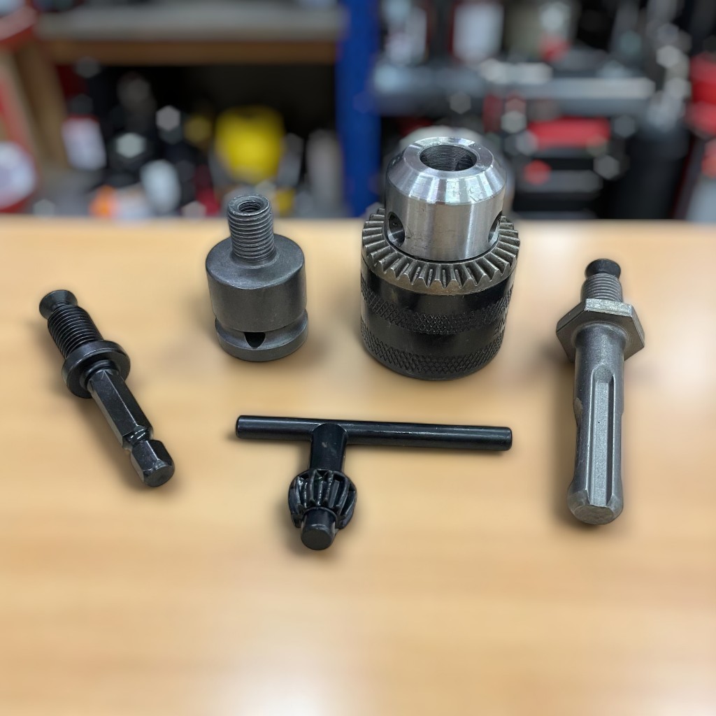 Adaptor Bor Drilling Machine Chuck Converter Connecting Rod 5 PCS 1.5-10mm 3/8-24 UNF - CZ5