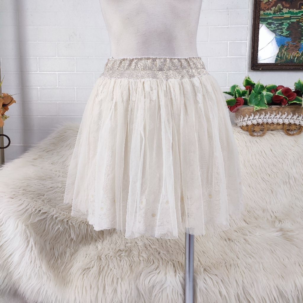 rok tutu bordir rok tutu broken white mini skirt tutu