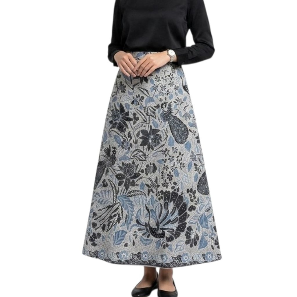 one piece skirt batik -Rok batik bawahan wanita  denia