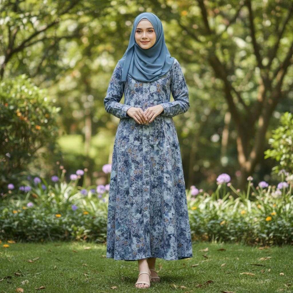 Midi Dress Merk Nada- New