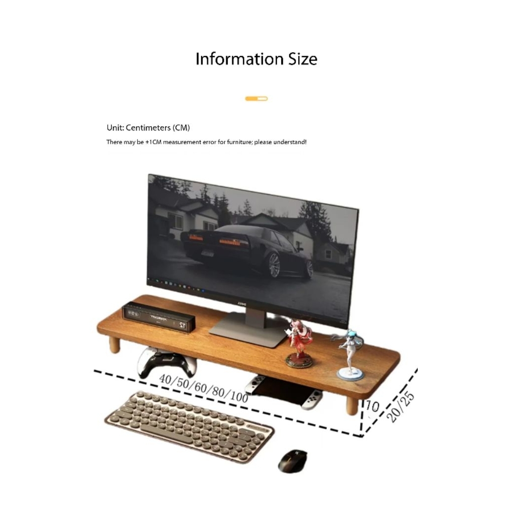 DIY-Rak tv monitor DESK SHELF papan kayu pinus/jati belanda oven full utuh tanpa sambungan