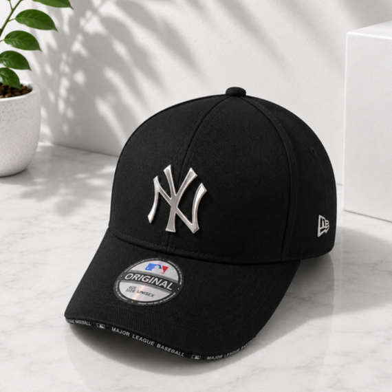 TOPI BASEBALL LOGO PLAT BESI / TOPI BASEBALL NEW YORK NY BESI