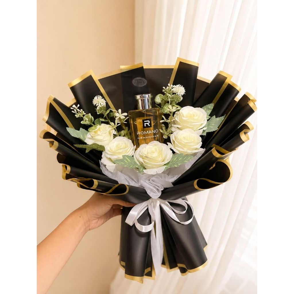 buket parfum kado cowok hadiah ultah cowok buket bunga parfum  premium termurah