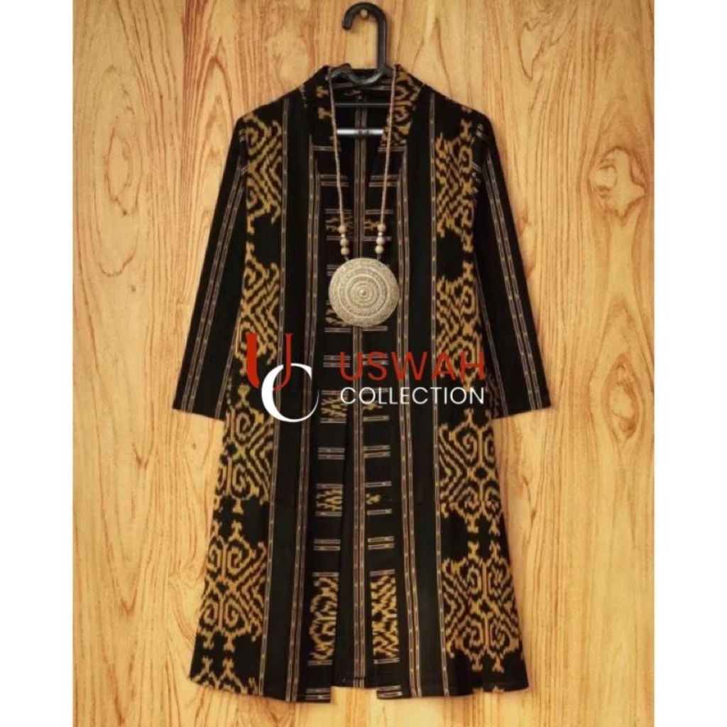 OUTER TENUN WANITA - CARDIGAN TENUN - OUTER ETNIK MODERN