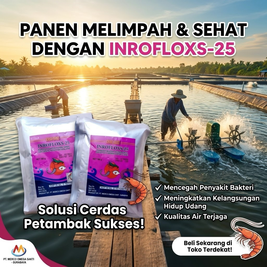 Boster Inrofloxs-25 Serbuk 100grl Original