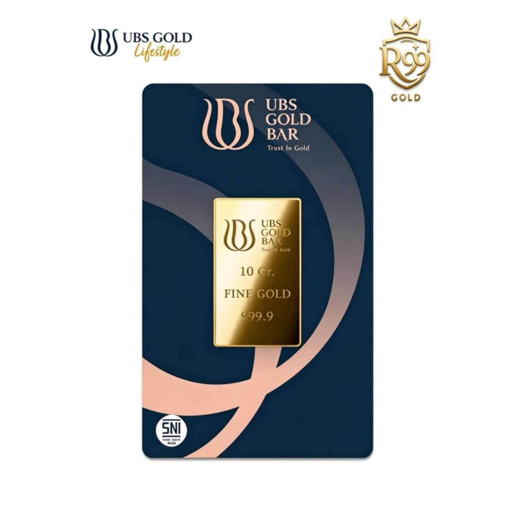 Emas Logam Mulia UBS 10 Gram Original 24K 999.9 Bersertifikat Ready Stock Buyback