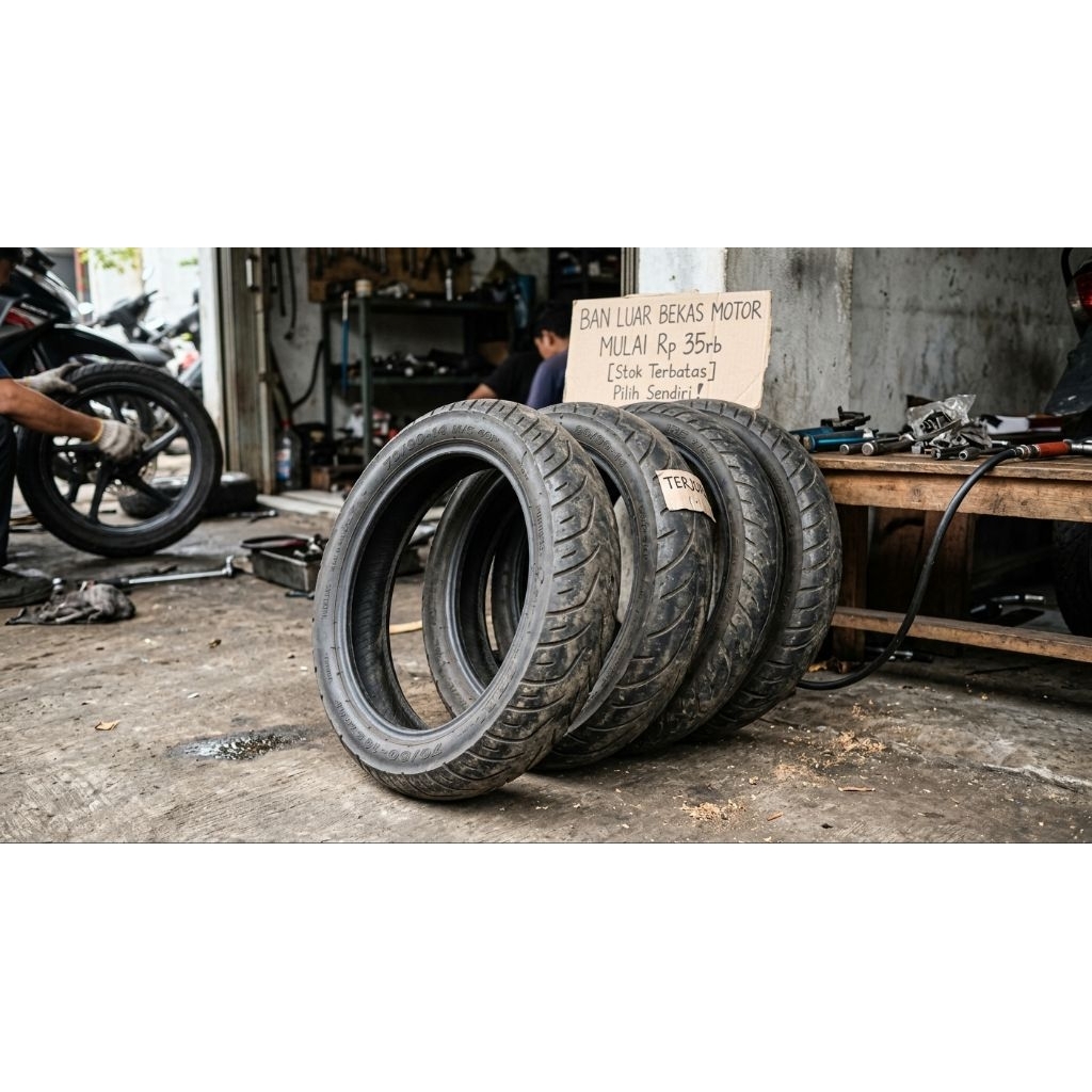 Ban Luar Sepeda Motor Bekas Copotan