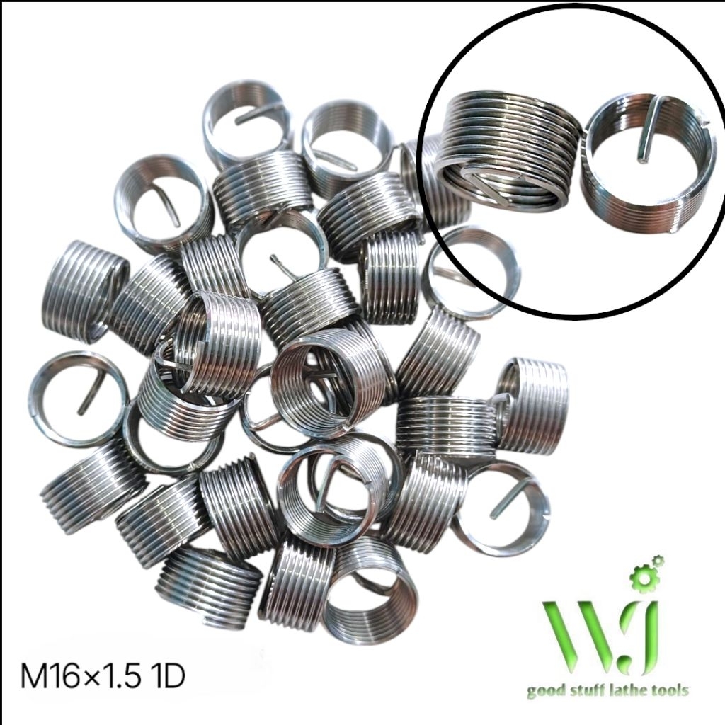 Recoil verbos M16x1.5 1D recoil helicoil bosh drat ulir baut slek dol perbaikan rumah baut rusak aus
