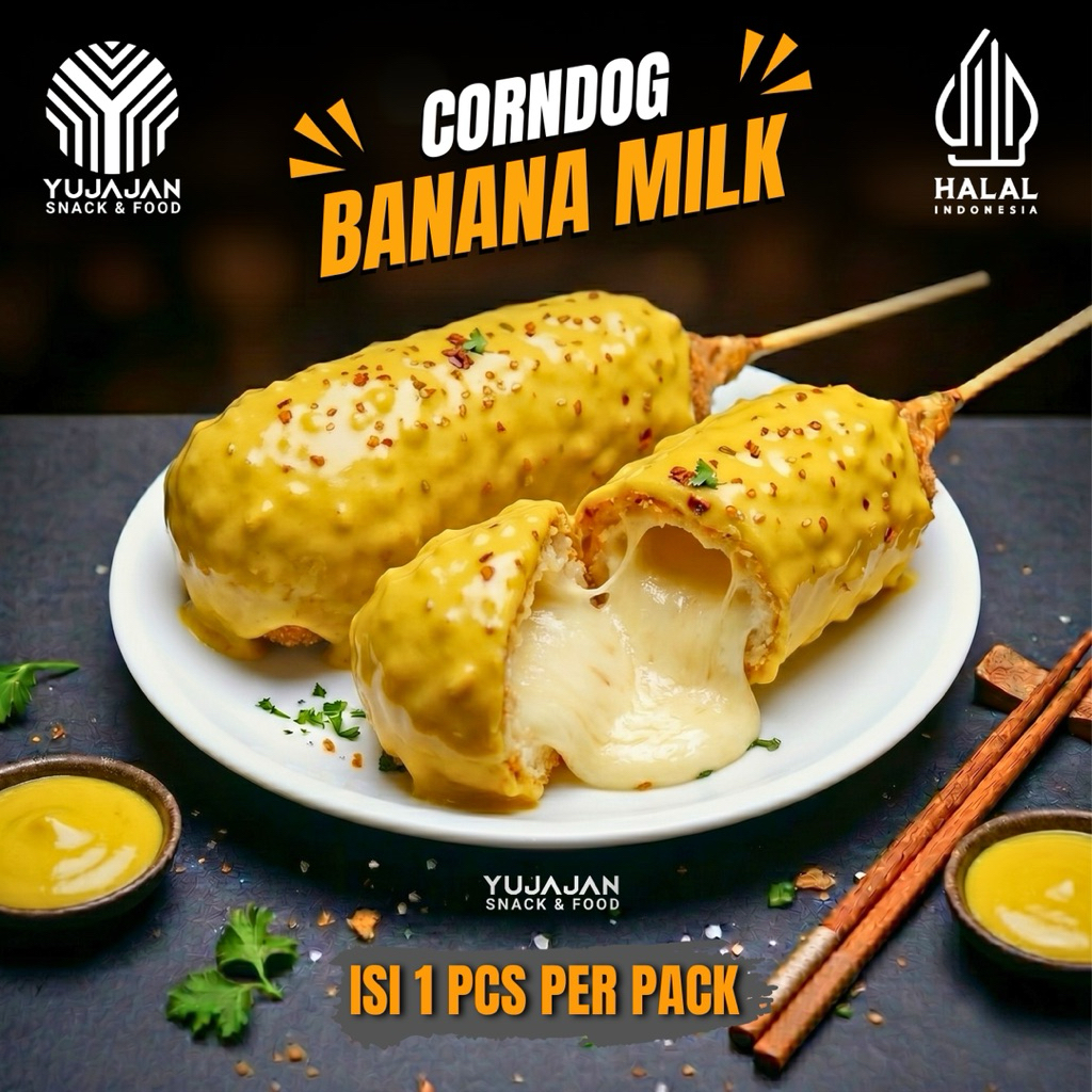 Corndog Mozzarella Banana Milk Frozen