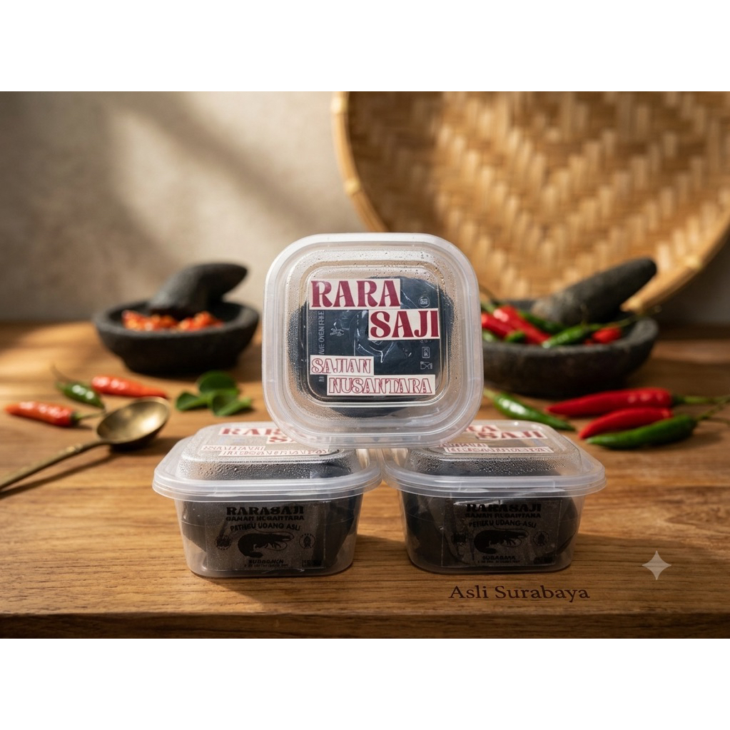 rarasaji nusantara petis udang asli super premium dengan kemasan 100gr kualitas premium petis udang 