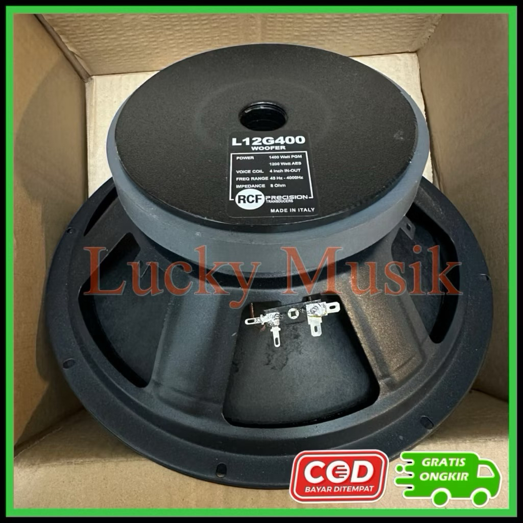 SPEAKER KOMPONEN RCF L15G400 15 INCH MID LOW speaker rcf l15 g400 speaker lf15 g400