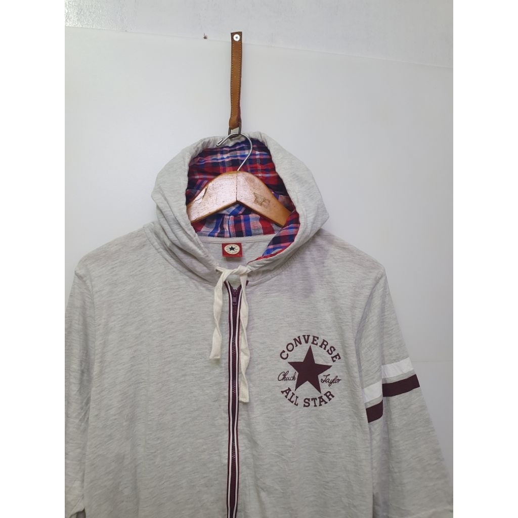 Zip Hoodie Lengan Pendek Converse All Star
