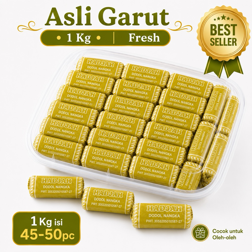 Dodol Garut Nangka 1 Kg – Legit, Fresh, Oleh-Oleh Khas Garut