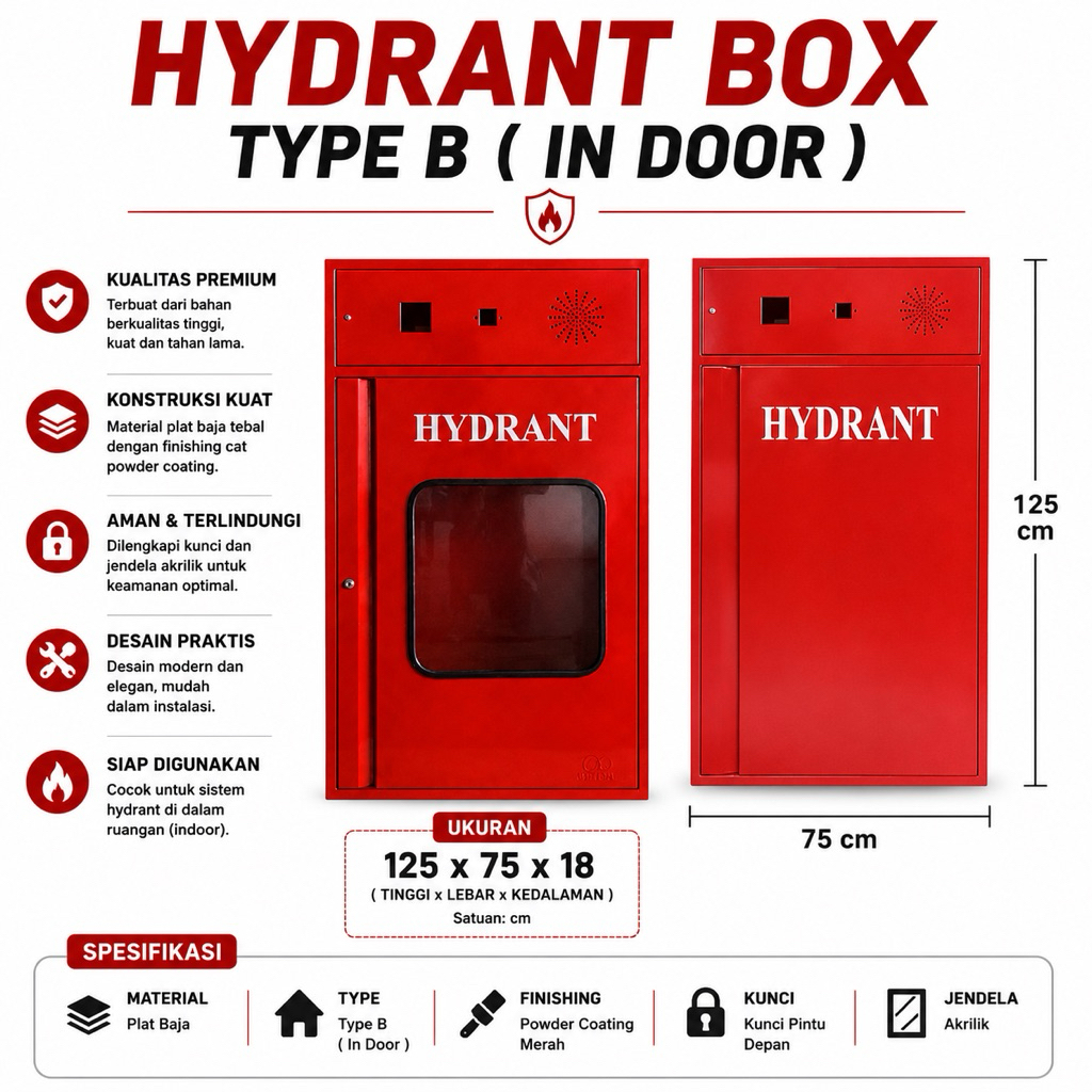 Hydrant Box Type B Indoor Box Hydrant Fire Protection