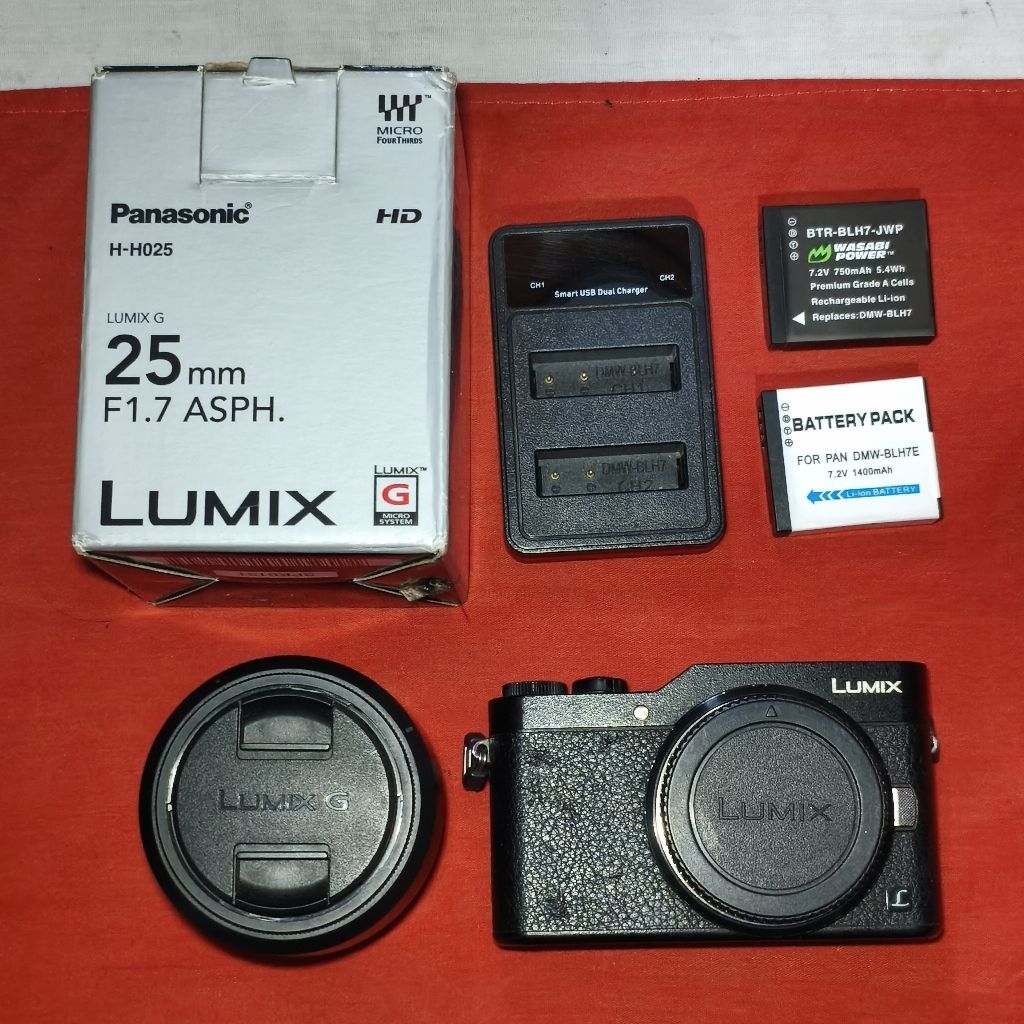 Lumix GF9 + Lumix 25mm f/1.7 + Grip