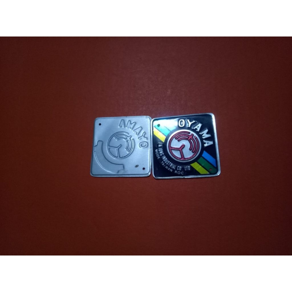 plat merk sepeda OYAMA 1 pcs