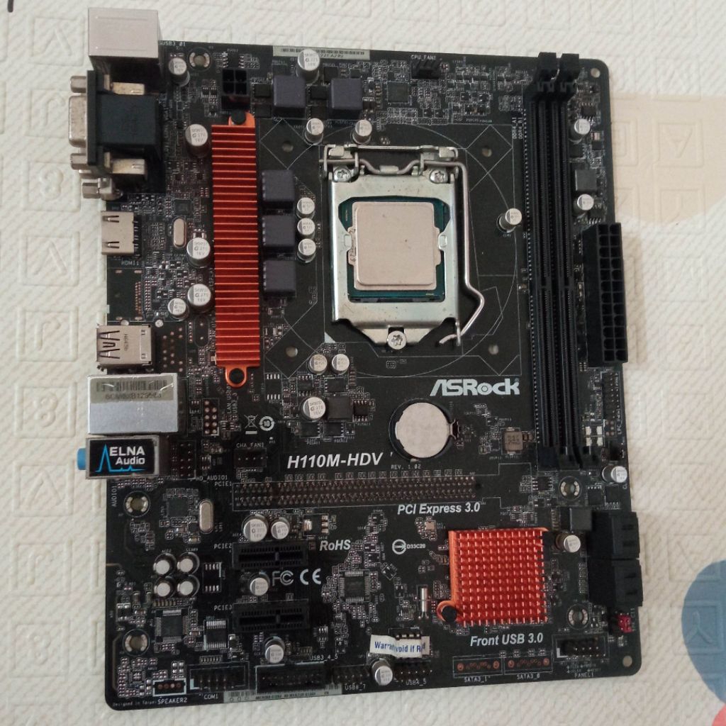 Intel Core i5-6500 + ASRock H110M-HDV