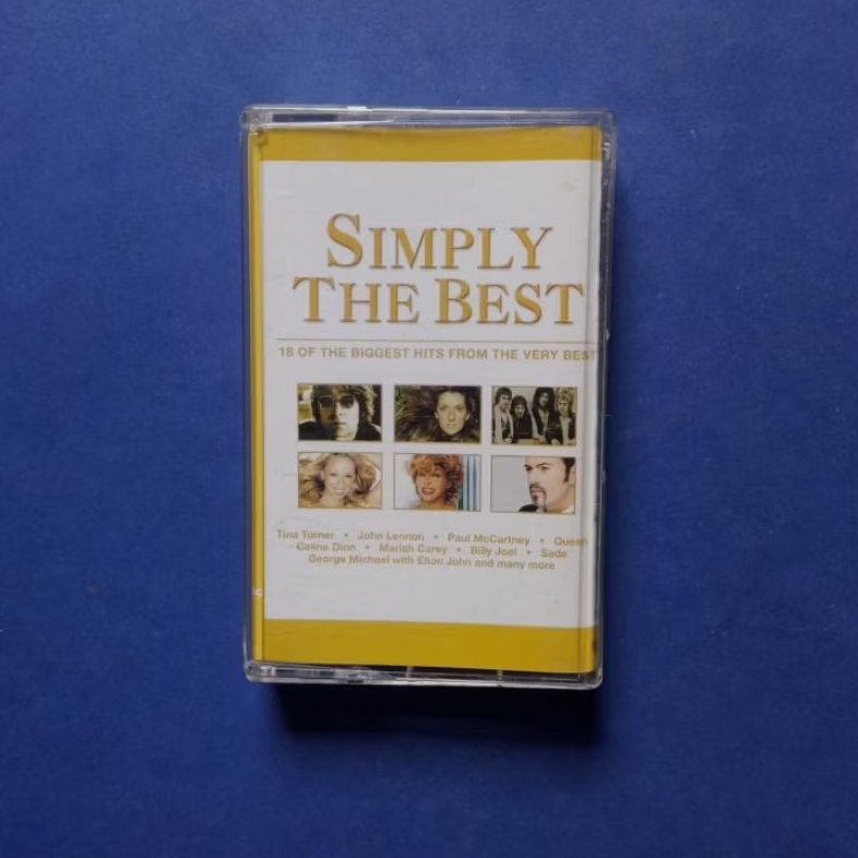 Kaset Pita Simply The Best 18 Of The Biggest Hits From The Very Best Prod PT Sony Music Intertainmen