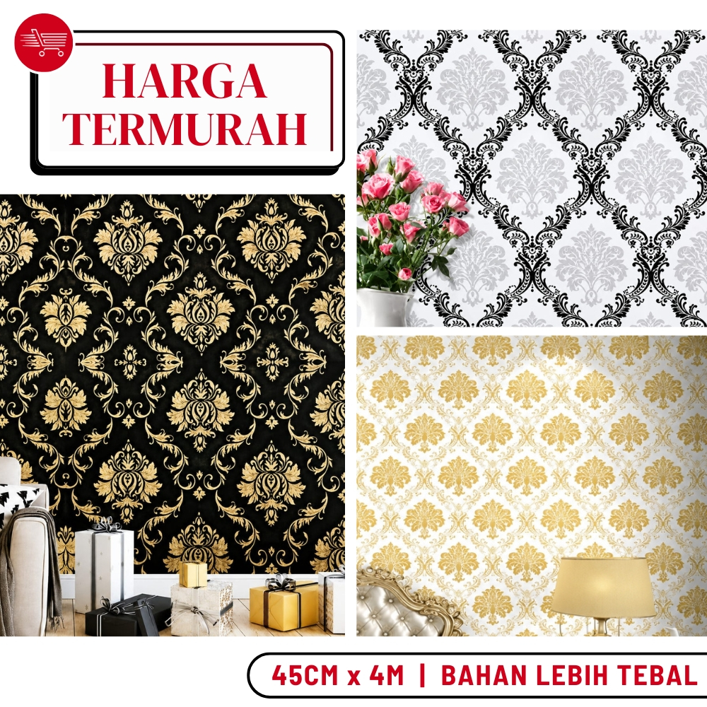 Wallpaper Dinding Kamar Wallpaper Dinding Ruang Tamu Wallstiker Ruang Tamu Elegan Wallpaper Batik