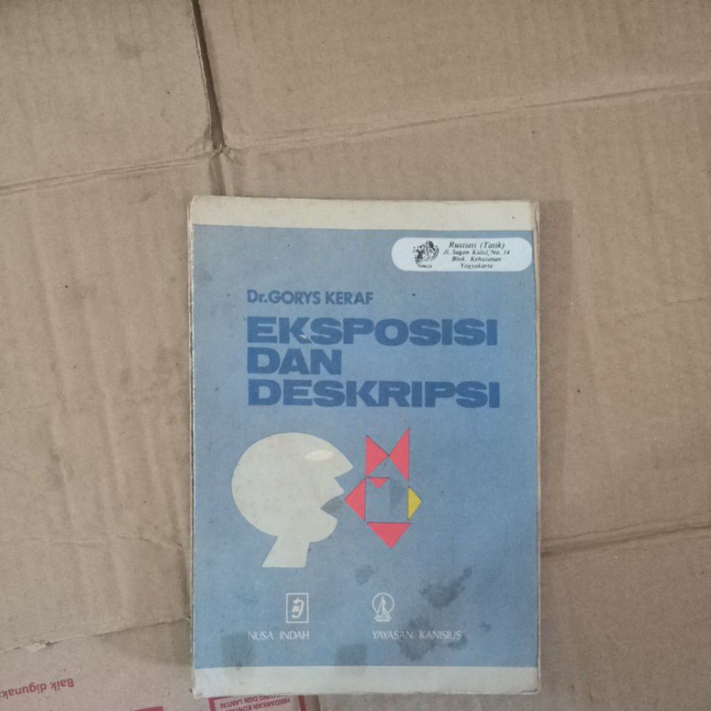 EKSPOSISI DAN DESKRIPSI / Dr.GORYS KERAF