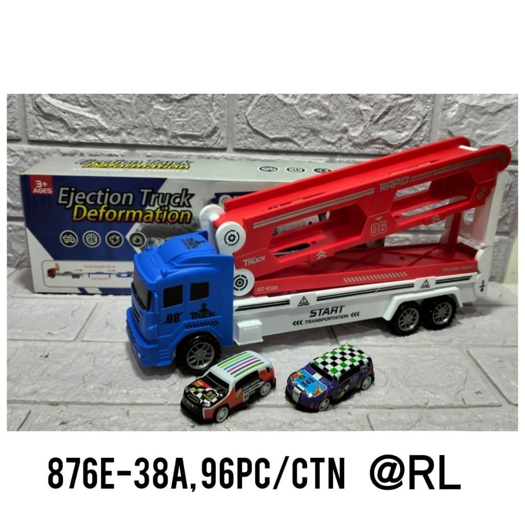 GAMA TOYS Truck Ejection Deformation Mainan Anak 876E-38A