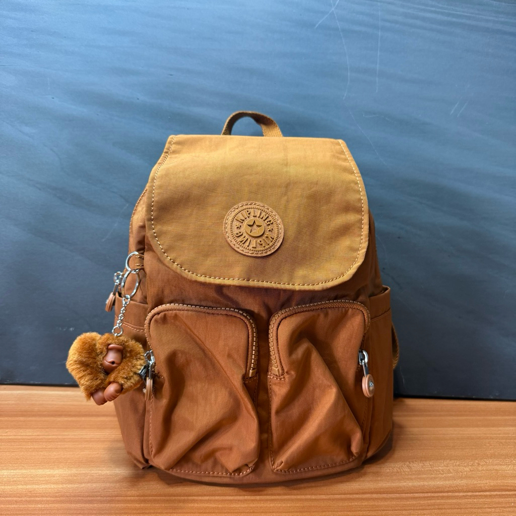 Tas Kipling Ransel City Pocket XS / Mini kuning kunyit no pricetag