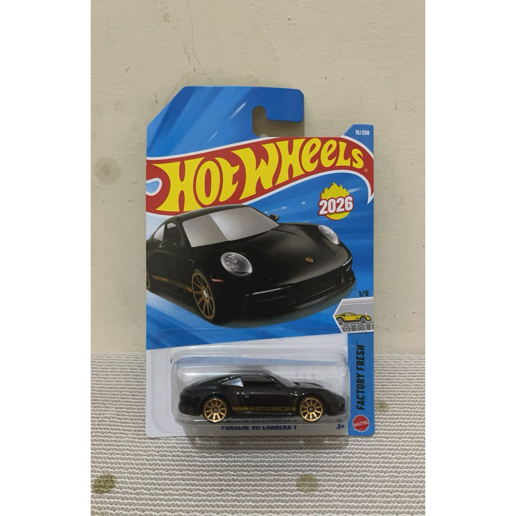 Hot Wheels Porsche 911 Carrera T Black