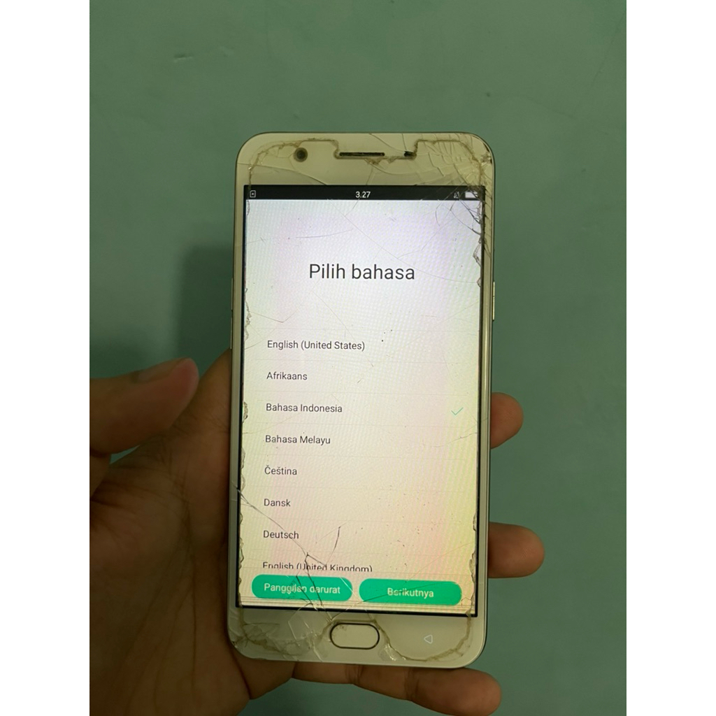 OPPO F1S lupa pola