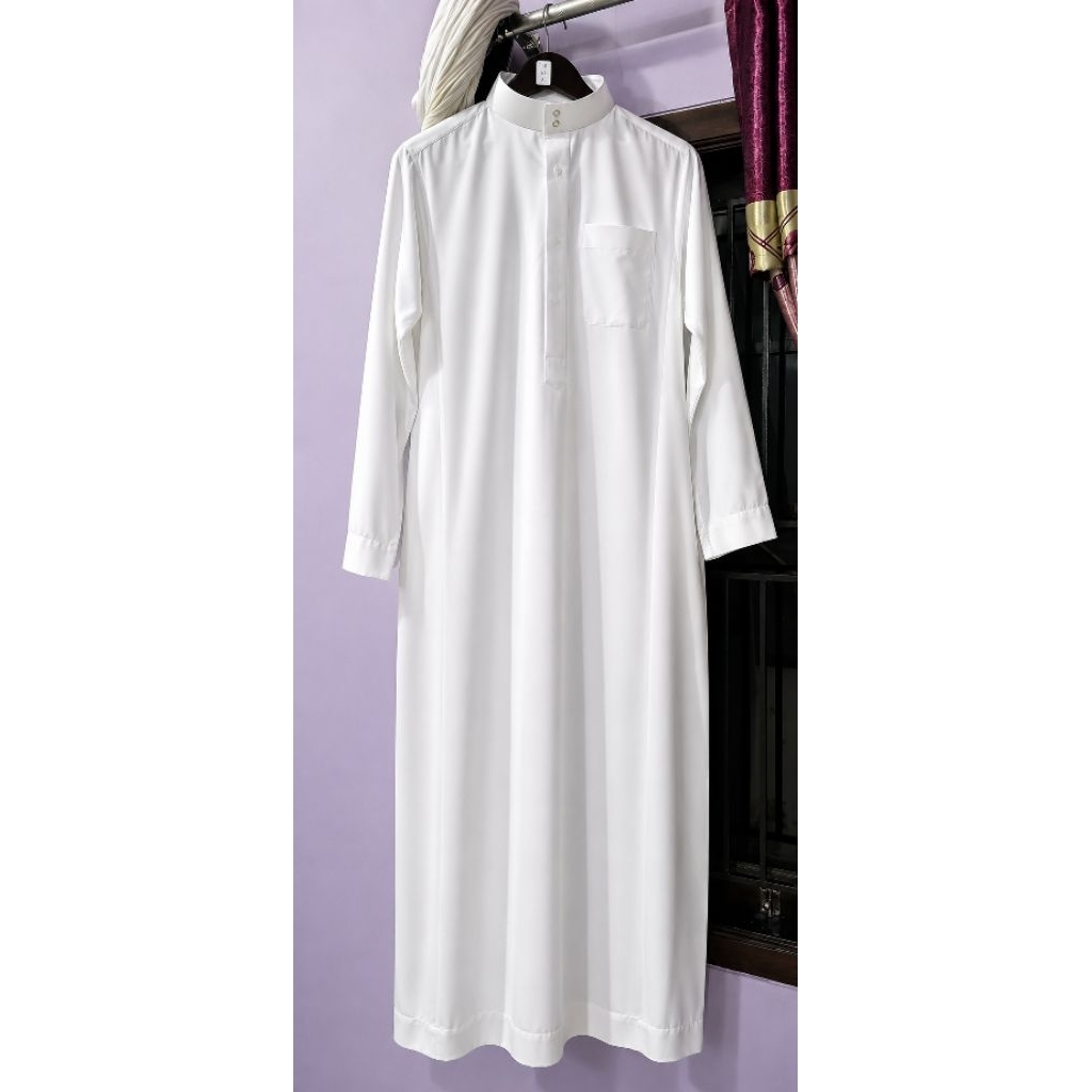 Gamis / Jubah Putih Pria ( preloved )