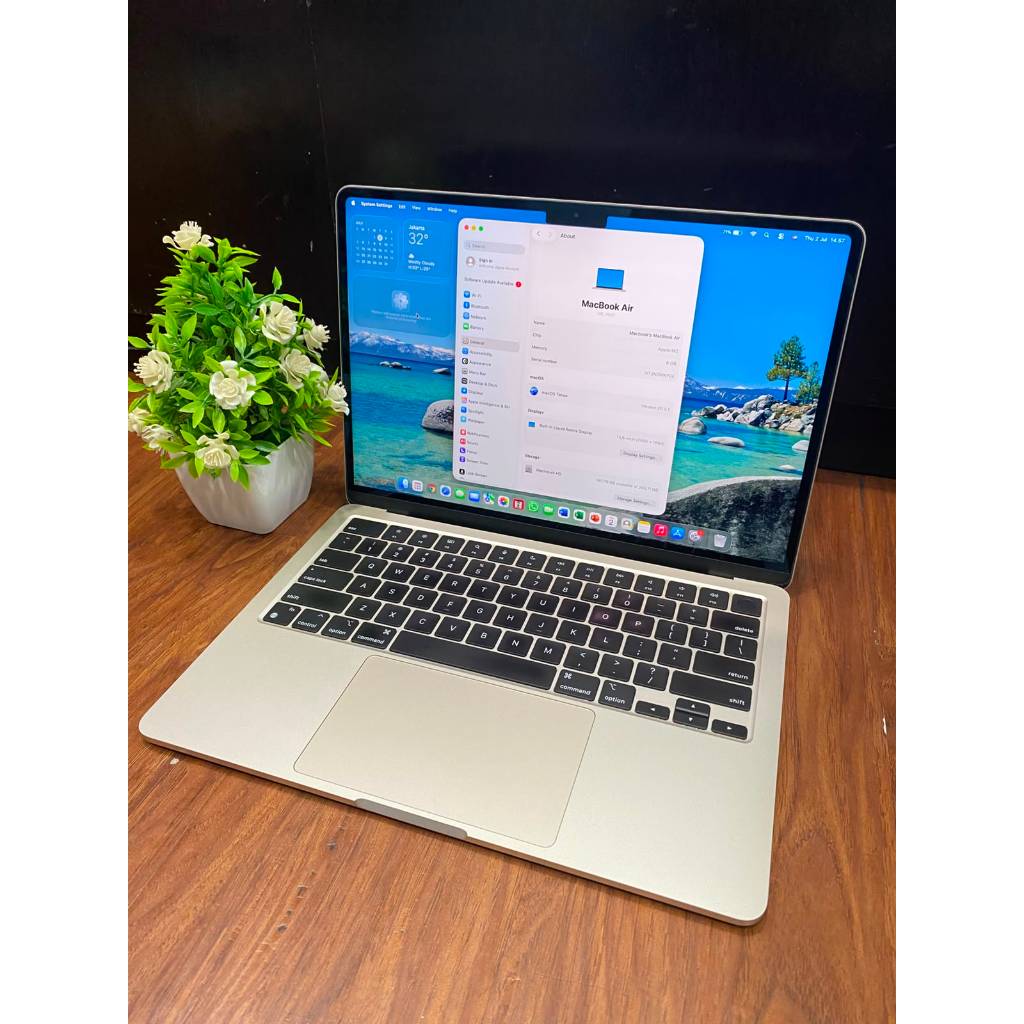 MacBook Air 13-inch M2/8GB/256GB 2022 MULUS (SECOND)
