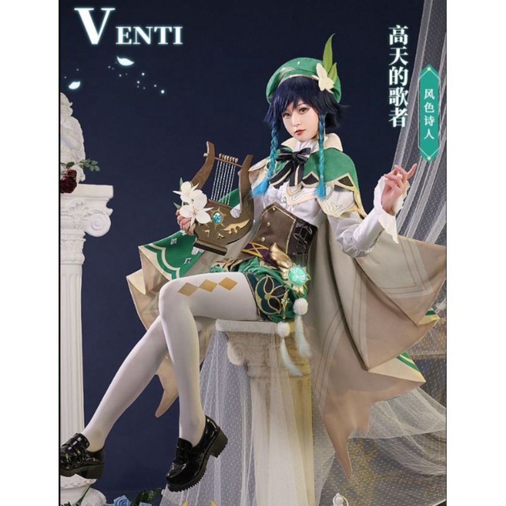 [WTS] Fullset Venti 1/3 Delusion + Wig Manmei kostum cosplay